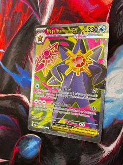 Mega Starmie ex Full Art 102/088 Pokemon TCG Perfect Order NM/M - Image 2