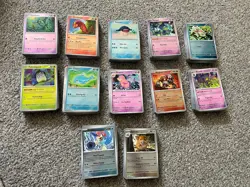 600+ Pokemon Card Bulk Lot - mostly Pitch Black Includes Holos & Reverse Holos! - Image 1