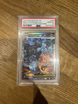 Pokemon TCG Mega Charizard x EX 125/094 Phantasmal Flames PSA 10 - Image 1