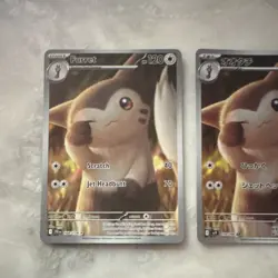 Pokemon TCG Furret SV9 Holo Alternate Art Lot 2 Cards English Japanese NM - Image 2