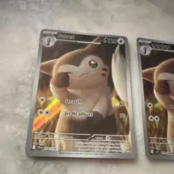 Pokemon TCG Furret SV9 Holo Alternate Art Lot 2 Cards English Japanese NM - Image 3
