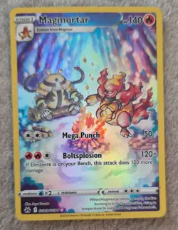 Pokemon TCG Magmortar GG03/GG70 Crown Zenith Galarian Gallery Holo Ultra Rare - Image 1