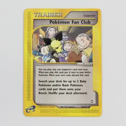 Pokemon Fan Club Aquapolis 130/147 Uncommon Regular 2002 English Trainer Card - Image 1
