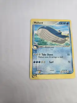 Pokemon TCG Wailord EX Ruby & Sapphire 14/109 Holo Rare LP - Image 4
