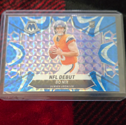 Panini 2024 Mosaic Bo Nix Denver Broncos NFL Debut Rookie Prizm #271 - Image 1