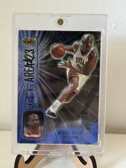 RARE 1998-99 Upper Deck Ionix - Area 23 Michael Jordan Refractor - Image 1