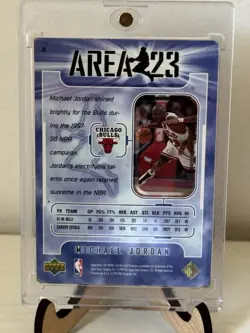 RARE 1998-99 Upper Deck Ionix - Area 23 Michael Jordan Refractor - Image 2