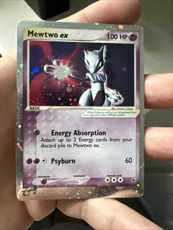 Mewtwo ex 101/109 Ruby & Sapphire EX Holo Ultra Rare 2003 English Pokemon TCG - Image 3