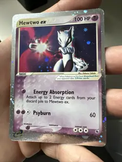 Mewtwo ex 101/109 Ruby & Sapphire EX Holo Ultra Rare 2003 English Pokemon TCG - Image 4