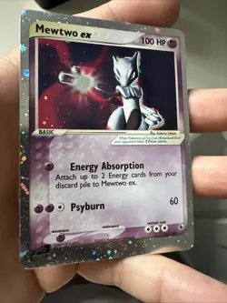 Mewtwo ex 101/109 Ruby & Sapphire EX Holo Ultra Rare 2003 English Pokemon TCG - Image 5