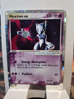 Pokemon Mewtwo EX 101/109 Ruby Sapphire Holo Ultra Rare Card 2003 LP/NM - Image 1