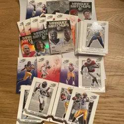 2007 PRESS PASS SE FOOTBALL 48 CARDS LOT RCs HOF Peterson Johnson Lynch - Image 1
