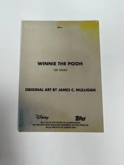 2026 Topps Chrome Disney Art of Disney Winnie the Pooh Case Hit SSP AD-1 - Image 2