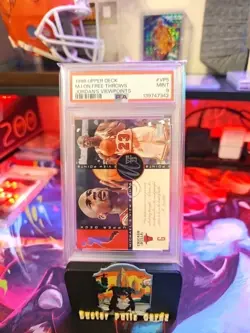 1996 Upper Deck MJ On Free Throws Jordan's Viewpoints Michael Jordan #VP5 PSA 9 - Image 5