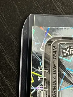 2025 Topps Chrome F1 Formula 1 Kimi Antonelli #8 RC Black &White Lazer Refractor - Image 3