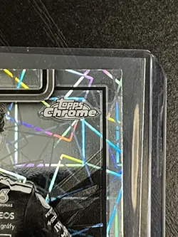 2025 Topps Chrome F1 Formula 1 Kimi Antonelli #8 RC Black &White Lazer Refractor - Image 4