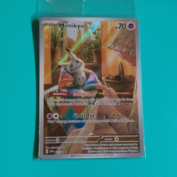 Pokemon TCG Mimikyu 075 Sv Scarlet & Violet Promo Holo Pokemon Center Exclusive - Image 1