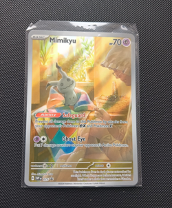 Pokemon TCG Scarlet & Violet Black Star Promo Mimikyu SVP 075 Holo - Image 1