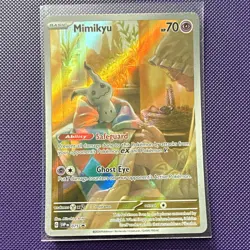 Pokemon TCG Mimikyu SVP EN 075 Scarlet & Violet Promo Holo EN 2024 - Image 1