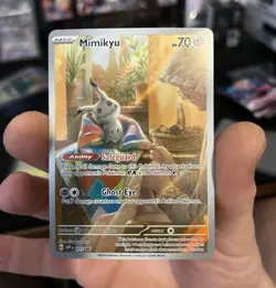 Pokemon TCG Mimikyu 075 SV Scarlet & Violet Promo Holo Exclusive EN 2024 70HP - Image 1