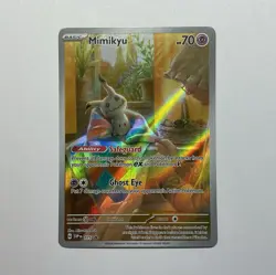 Pokemon TCG Mimikyu 075 SV Scarlet & Violet Promo Holo Psychic Basic 70 HP EN - Image 1