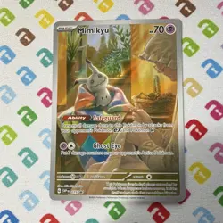 TCG Pokemon Mimikyu 075 Sv: Scarlet & Violet Promo Cards Holo Basic 70HP EN - Image 1