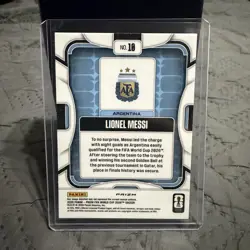 2026 Panini Prizm FIFA World Cup - Lionel Messi - #10 - Silver Wave PRIZM - Image 2