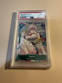 ONE PIECE CHAMPIONSHIP 2025-26 EVENT PACK #070 CARROT PSA 10 - Image 1