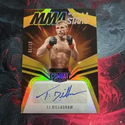 2025 Panini PFL Combat Anthology TJ Dillashaw MMA Stars Auto Autograph GOLD 1/10 - Image 1