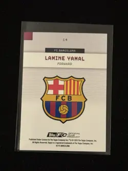 Lamine Yamal - 2025/26 Barcelona Card Topps Team Set 165/199 - Image 2