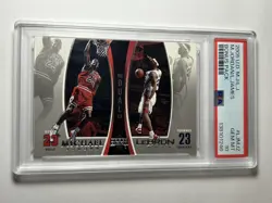 2005-06 Upper Deck Michael Jordan LeBron James Dual PSA 10 Bonus Pack LJMJ2 - Image 1