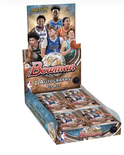 2025-26 Topps Bowman Basketball Hobby Box Sealed In Hand 2 Autos⁠ FAST Shipping - Image 1