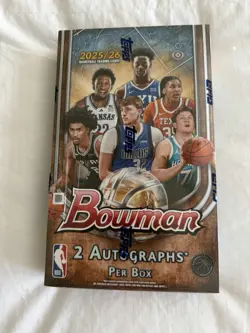 2025-26 Topps Bowman Basketball Hobby Box Sealed In Hand 2 Autos⁠ FAST Shipping - Image 2