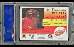 1990 O-Pee-Chee - Per Olav Djoos (RC) Rookie Premier #24 PSA 10 - Image 2