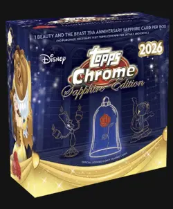 2026 Topps Chrome® Disney Sapphire Edition Hobby Box - FACTORY SEALED - Image 1