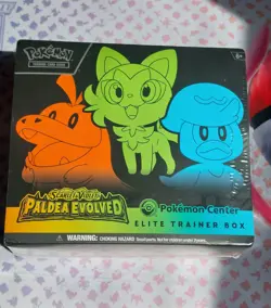 Paldea Evolved Pokemon Center Elite Trainer Box - Sealed - Pokemon TCG READ DESC - Image 1