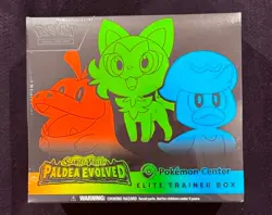 Paldea Evolved Pokemon Center Elite Trainer Box (Exclusive) - Factory Sealed - Image 1