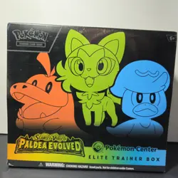 Paldea Evolved Pokemon Center Elite Trainer Box ETB Sealed Pokemon PC ETB NEW 820650853678 - Image 1
