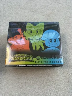 Paldea Evolved Pokemon Center Elite Trainer Box Sealed - Image 1