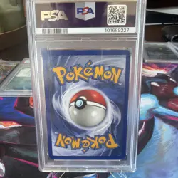 1999 Dragonite Fossil HOLO Rare PSA 7 4/62 Pokemon WOTC TCG - Image 2