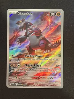 Groudon - 199/182 - Paradox Rift - Illustration Rare -Pokemon TCG - Image 1