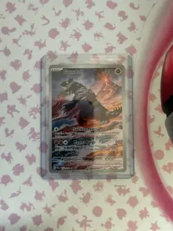 Pokemon TCG | Groudon 199/182 | Paradox Rift | Illustration Rare Holo | Mint 🔥 - Image 1