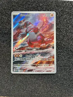Groudon 199/182 Paradox Rift - Illustration Rare Pokemon TCG - Image 1
