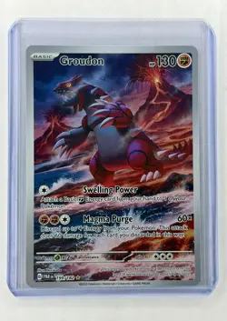 Groudon - 199/182 - Paradox Rift - Illustration Rare -Pokemon TCG - Image 1