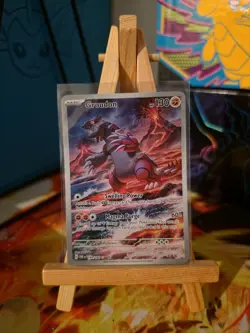 Pokemon TCG Groudon 199/182 Illustration Rare Paradox Rift - Image 1