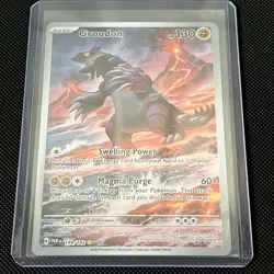 Pokemon TCG Groudon Holo Card 199/182 Paradox Rift Illustration Rare FAST🚚✅ - Image 5