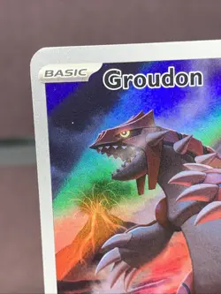 Pokemon TCG Groudon SV04 Paradox Rift 199/182 Full Art Illustration Rare Holo - Image 2