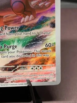 Pokemon TCG Groudon SV04 Paradox Rift 199/182 Full Art Illustration Rare Holo - Image 4