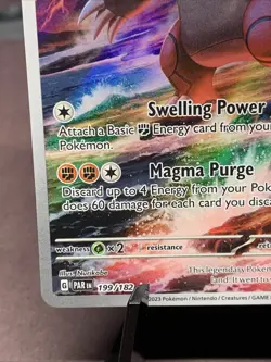 Pokemon TCG Groudon SV04 Paradox Rift 199/182 Full Art Illustration Rare Holo - Image 5