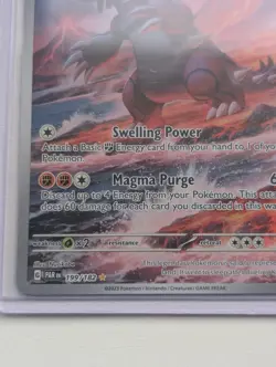 Pokemon TCG Groudon 199/182 Illustration Rare IR Paradox Rift Holo NM/Mint - Image 2